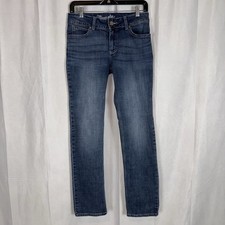 Wrangler Women 5x34 Jeans Straight Leg Blue Denim Western