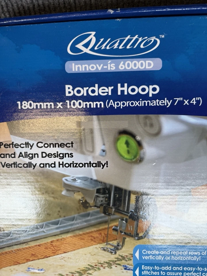 Brother Quattro innov-is 6000D Embroidery Border Hoop 180MM X 100MM 7 x 4 - Image 3 of 4