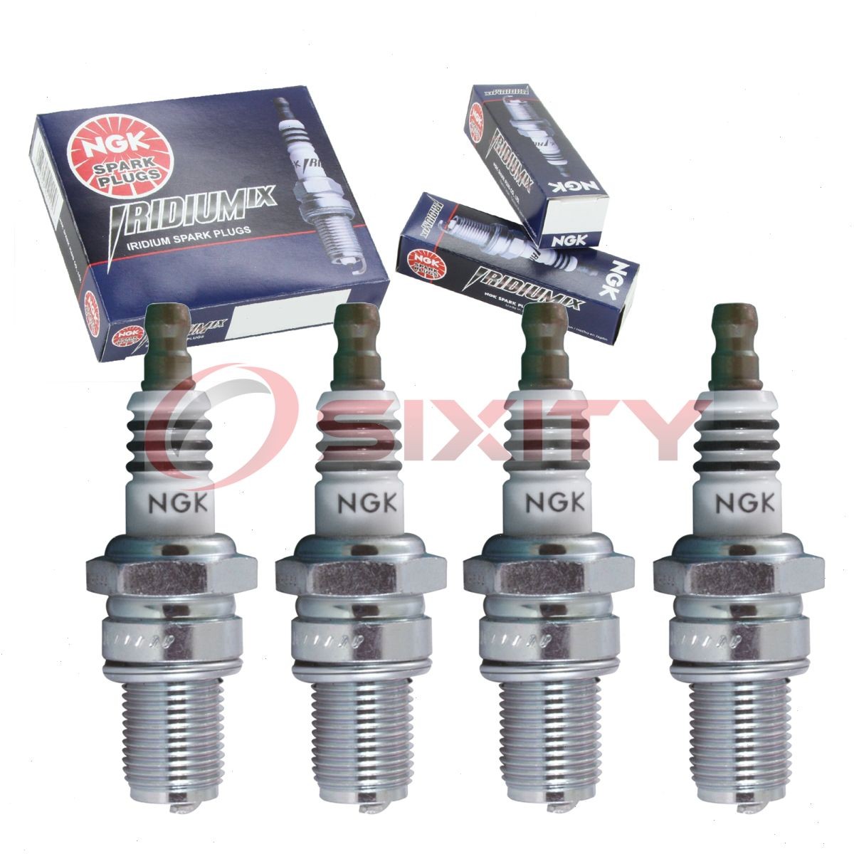 4 pc NGK 3006 BR10ECMIX Iridium IX Spark Plugs for W31EMR-ZU IWM31 7478 5393 by