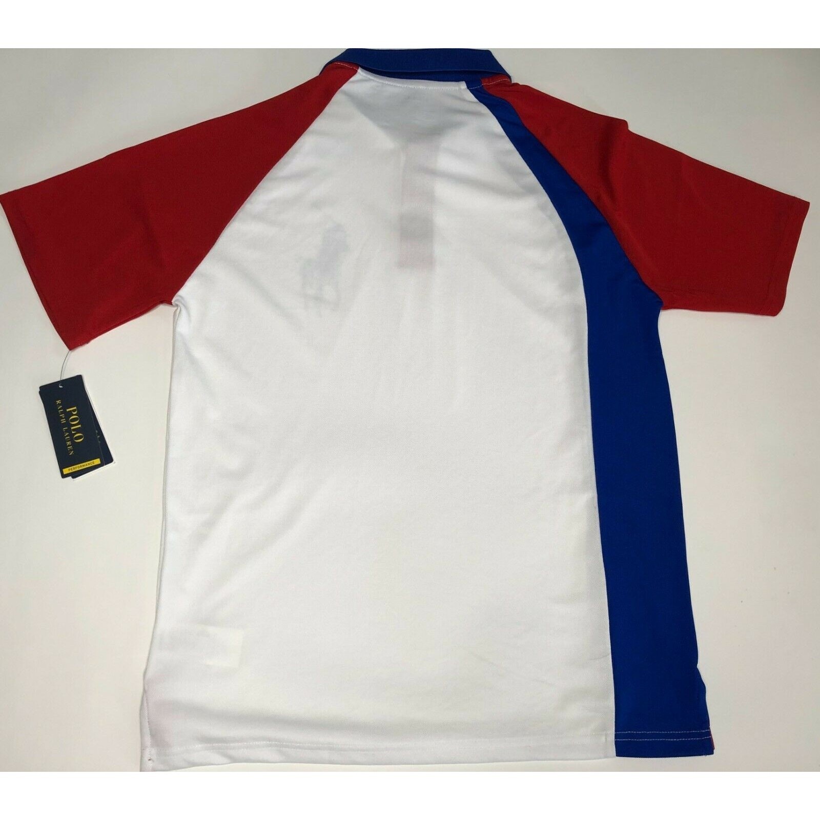 Polo Ralph Lauren Performance Golf Casual Shirt White/Red/Blue Size S thumbnail 11