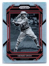 Heinie Groh 2023 Panini Prizm Silver Prizms #232 Cincinnati Reds