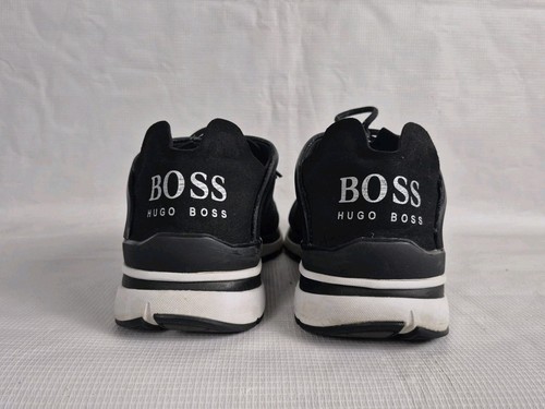 HUGO BOSS Herren Sneaker Velocity Run 50385603 Schwarz Weiß Größe EU 41 | US 8 - Bild 5 von 8