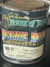 1980s House of Kolor UK11 Apple Red  Kandy Kolor (Quart)