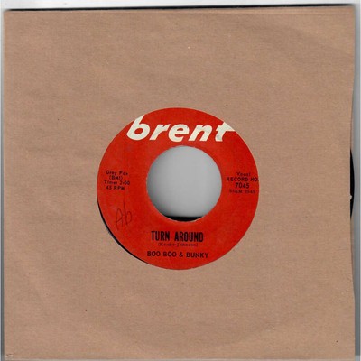 BOO BOO & BUNK This Old Town Turn Around 1965 US Garage Punk SP Brent 45T