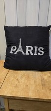 Paris, Eiffel Tower Cushion Pillow 18" x 18" 100 Polyester Decorative Pillow