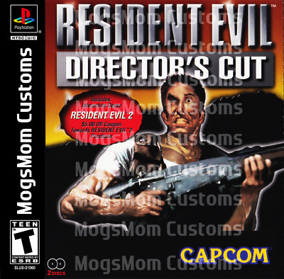 Resident Evil Director s Cut PS1 Replacement Case - NO DISC