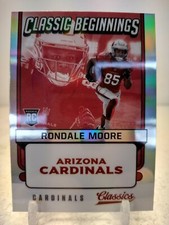 RONDALE MOORE SILVER PRIZM 2021 Panini Classics OPTICHROME Classic Beginnings RC