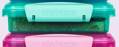 Sistema Lunch Sandwich Boxes 450 ml Food Storage Containers(Choice Colour) - Picture 8 of 9