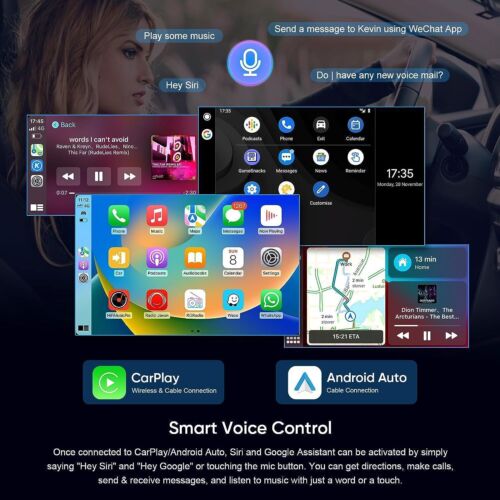 For 2011-2020 Dodge Grand Caravan Car Radio Android 13 Carplay GPS Wifi Stereo - Picture 4 of 23