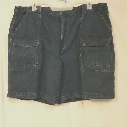 Croft \u0026 Barrow Mens Blue Denim Cargo 