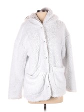 Nordic Fleece Women White Faux Fur Jacket S