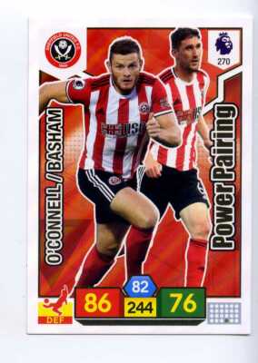 (Jg9001) Panini Adrenalyn XL, Sheffield United, Power Pairing, 2019/20 #270