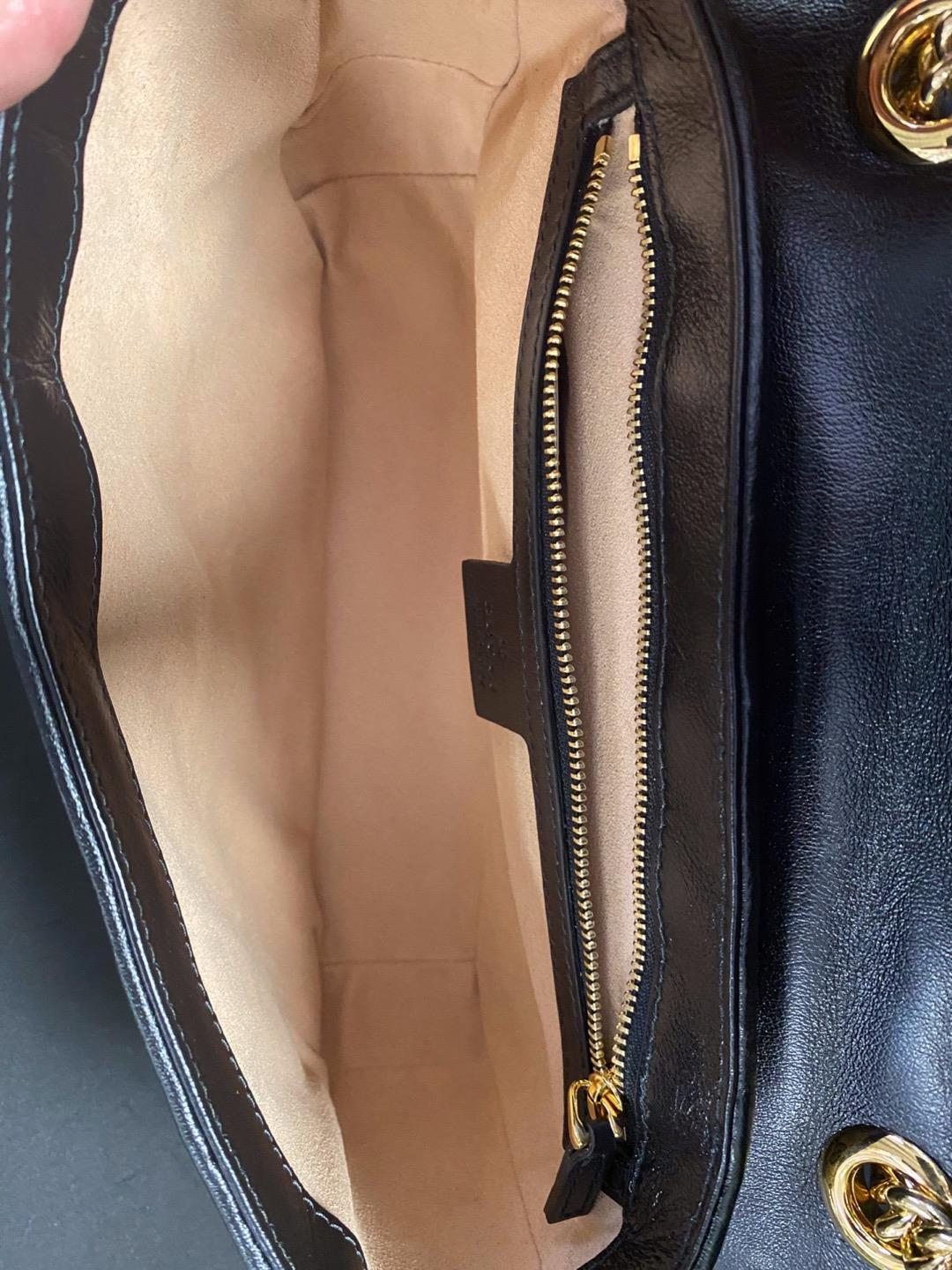 Authentic GUCCI GG Monogram Diagonal Quilted Marm… - image 11