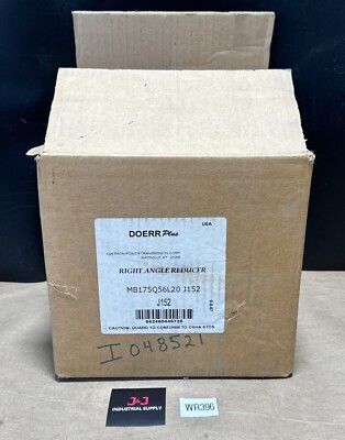 NEW IN BOX- Emerson / DOERR Plus MB175Q56L20 J152 Right Angle Reducer + WARRANTY