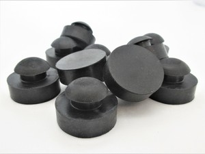 5 16 Tall Rubber Feet Push In Ridged Stem Fits 1 2 Hole 1 Od 8 Per Pack Ebay