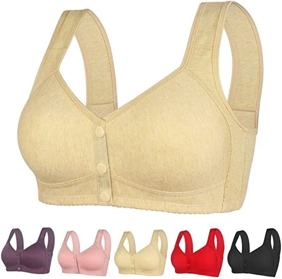 Buy SMIDOWWomen's Daily Bras, Convenient Front Button Bra High