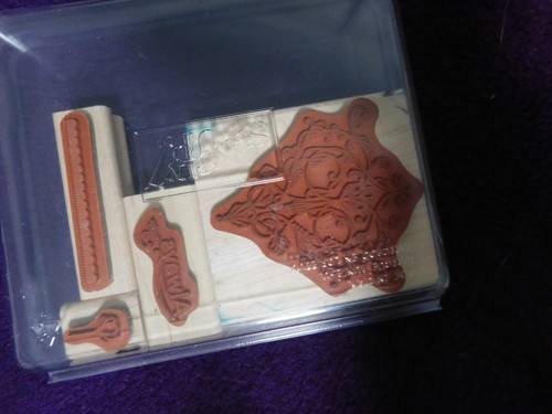 Stampin' Up! Juego de 4 SELLOS Always Elegant #116976 - Usado en excelente estado *GM* - Imagen 2 de 4