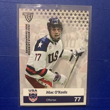 Mac O’Keefe  2024 USA Lacrosse World Box Championship TFL Card PR: 500