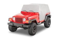 Mastertop 5 Layer Full Door Cab Cover For 1992-2006 Jeep Wrangler Gray Denim