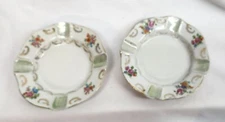 2 Vintage Porcelain Individual Ashtrays Germany