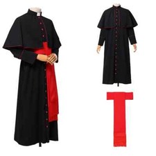 Roman Priest Pope Mass Missionary Robe Catholic Church Religious Clergy Cassock