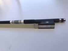 Carbon Fiber Violin Bow 1/4  1pc New Hand Made Real Horse Hair Ebony Frog