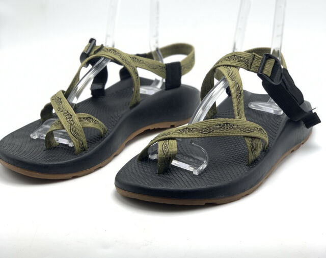 Chaco Mens Size 13 Green Adjustable Waterproof Hiking Sandals Toe Loop ...