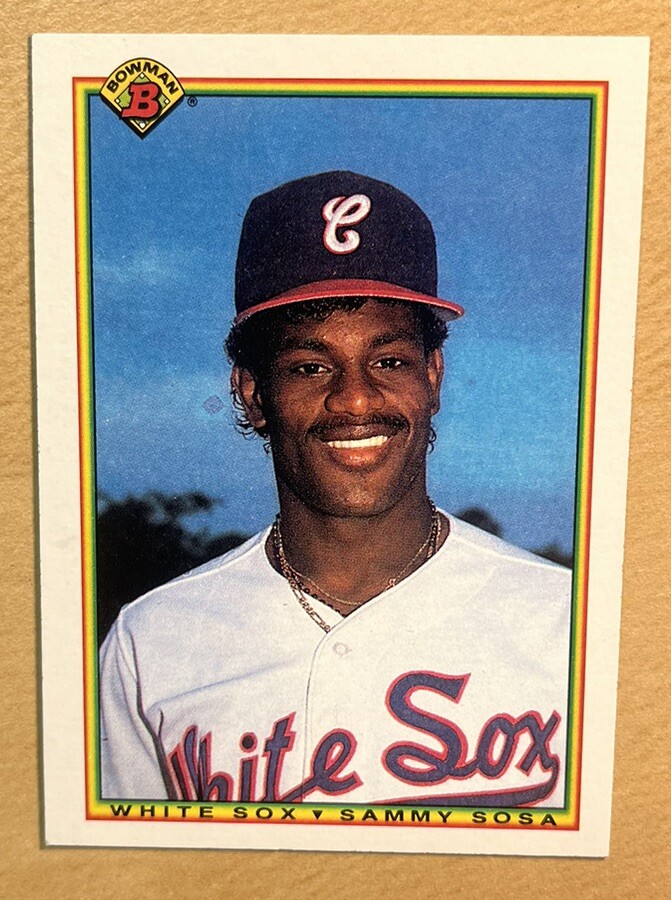 Sammy Sosa 1990 Bowman Rookie Card #312, NM-MT
