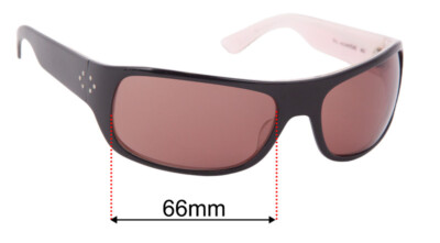 SFx Replacement Sunglass Lenses fits Blinde The Essential - 66mm Wide