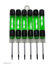 MINIATURE TORX SCREWDRIVERS – 6-pc mini screwdriver set – VIM Tools – T5 to T10