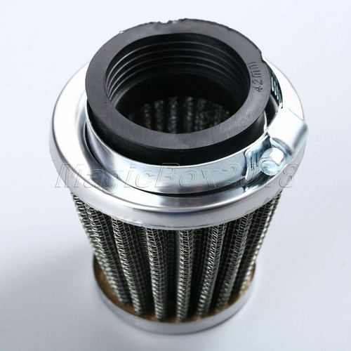 42mm Motorcycle ATV Air Intake Filter Cleaner Pod Engine Inlet Filter Universal - Picture 4 of 7