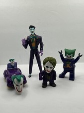 Lot of 4 Different Batman's Villain JOKER Figures DC Comics Character Toys