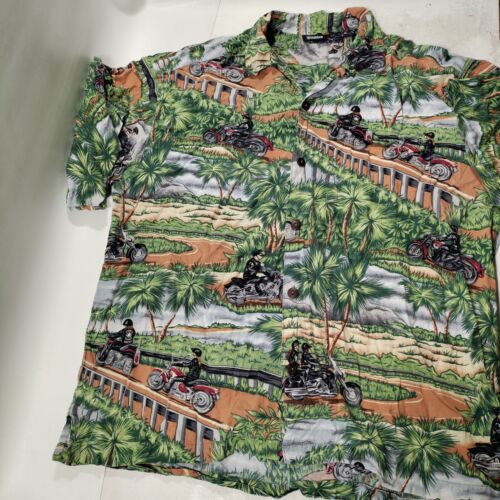 Hawaiian Yamaha Aloha Shirt, XL - image 1