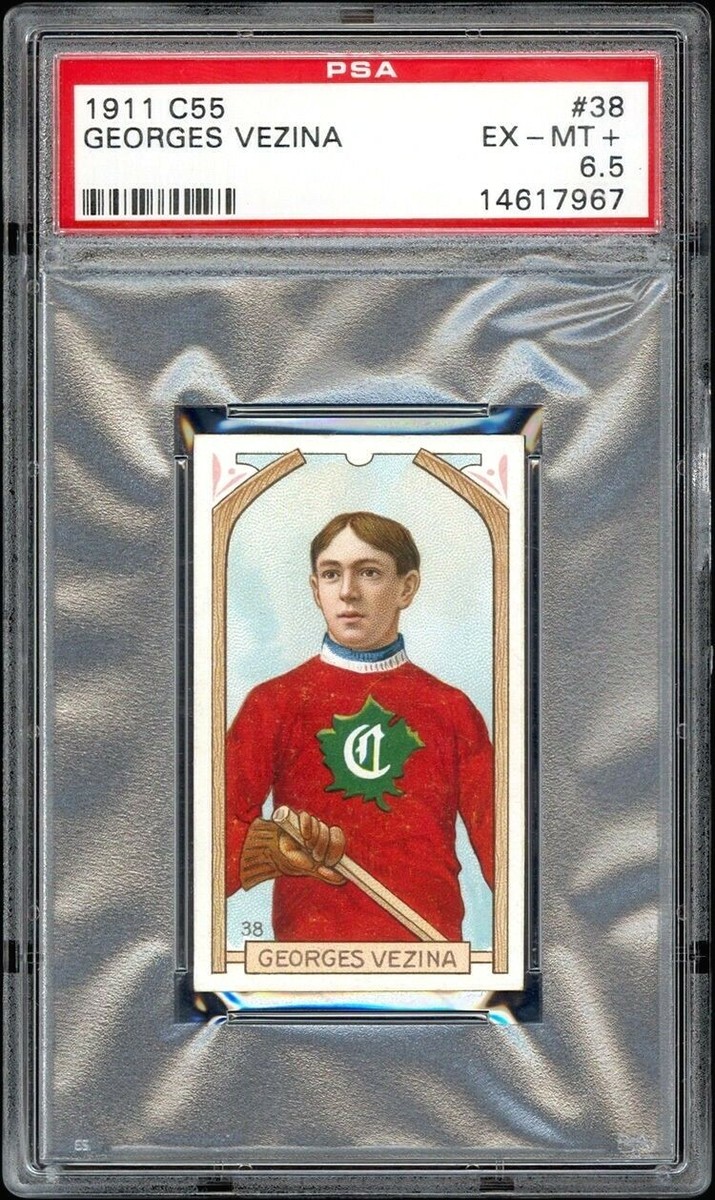 1911-12 C55 Imperial Tobacco #38 Georges Vezina RC PROOF PSA 6.5