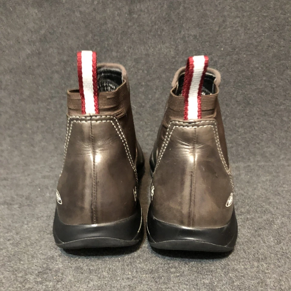 MBT Zapatos Mujer Cuero Marrón Rocker Parte Inferior Tonificación Comodidad Chelsea Botas Talla 6 Foto 4 de 4