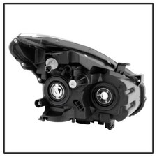 Halogen Headlights Assembly Right+Left For Nissan Rogue 2008-2013 Black Housing