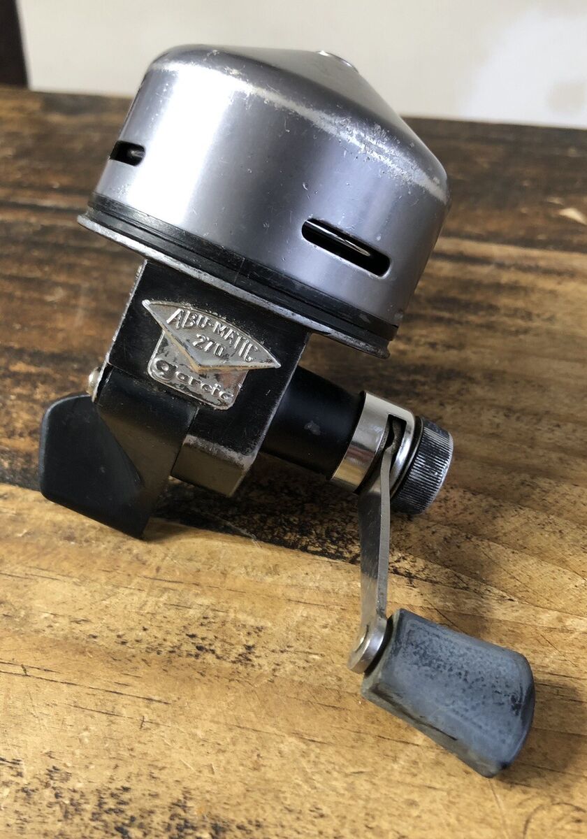 Vintage Abu Garcia Abu Matic 270 Spin Cast Reel Made In Vintage Abu Garcia Abu Matic 270 Spin Cast Reel Made In