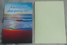 "Growing Older Poem", 1 Leanin' Tree Birthday Greeting Card, With 1 Envelope