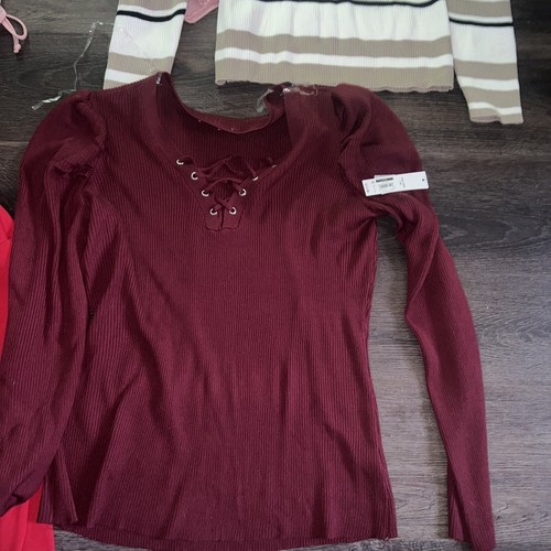 Lot Of 2 Women’s XXL No Boundaries Long Sleeve Shirts & 2 XXXL Shirt . New!! - Picture 6 of 20