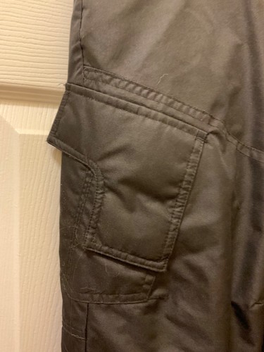 Athletech Black Snow Pants Lined Water Resistant Outdoor Ski Snowboard Kid 10/12 - Picture 6 of 7