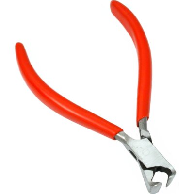 Diagonal Cable Wire Cutters Jaw Micro Beading Pliers Nipper Leaf Spring 4.5in.