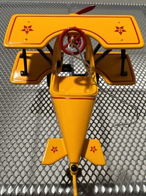 2001 Hallmark 1930 Custom Biplane Kiddie Car Series Plus 1930 Mini Biplane 