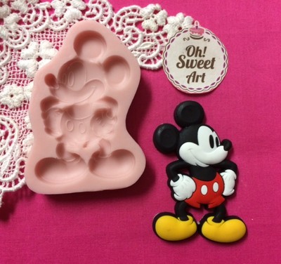 Mickey Mouse disney I Silicone Mold Food Cake Decoration soap wax fondant  (FDA)
