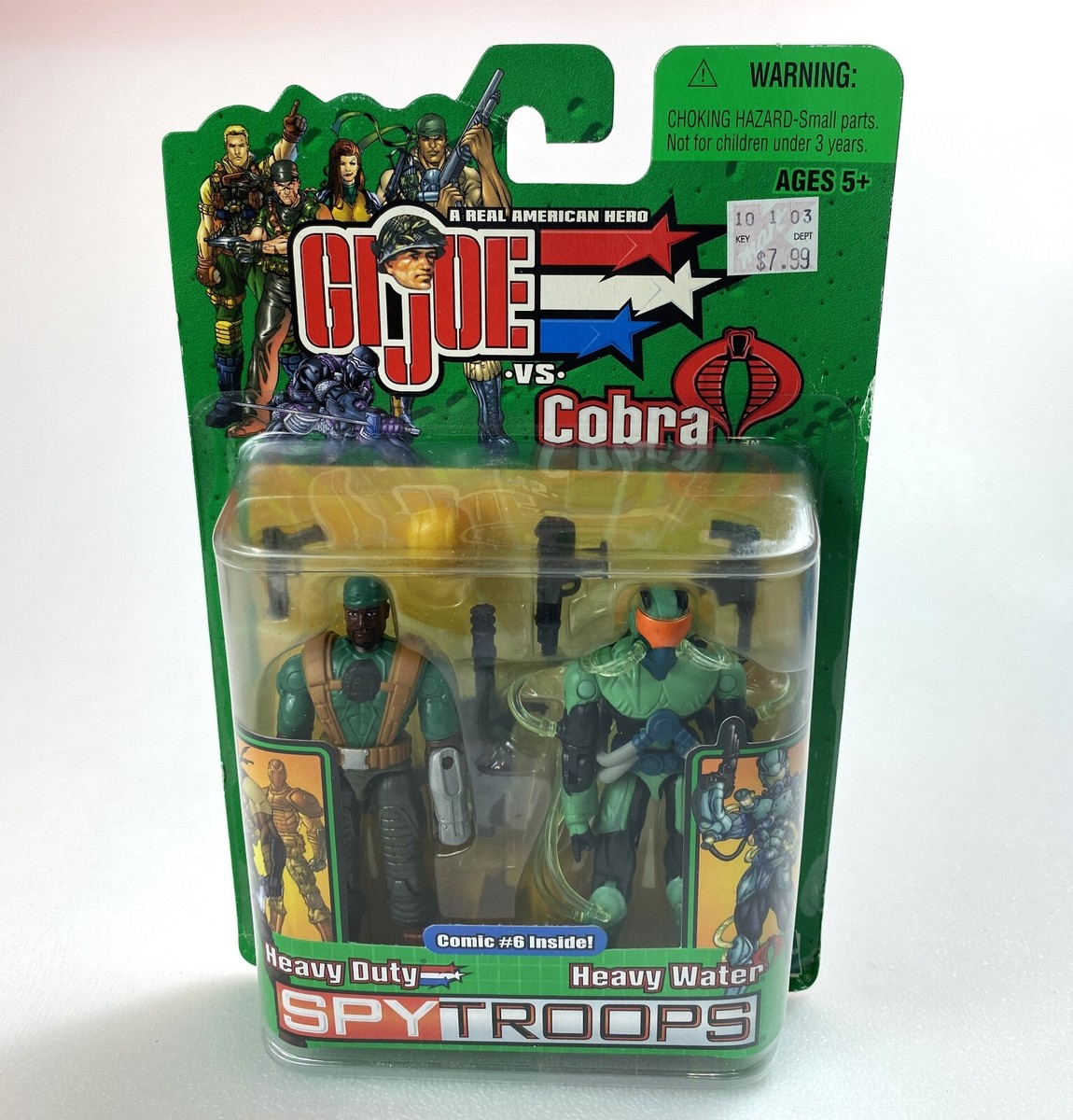 2003 G.I. JOE vs COBRA 25th ARAH MIB New - FR