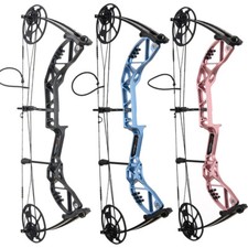 Arco composto 20-70lbs regolabile 287fps tiro con l'arco caccia bersaglio tiro RH