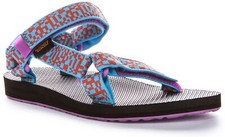 Image of Teva Original Universal Back Strap Vegan Womens Sandal Blue Multi UK 3 - 8