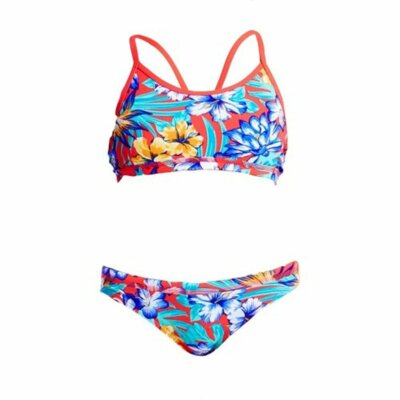 Funkita Aloha From Hawaii 2 Piece Girls Swimwear - Multicolor Hipster Beachwear