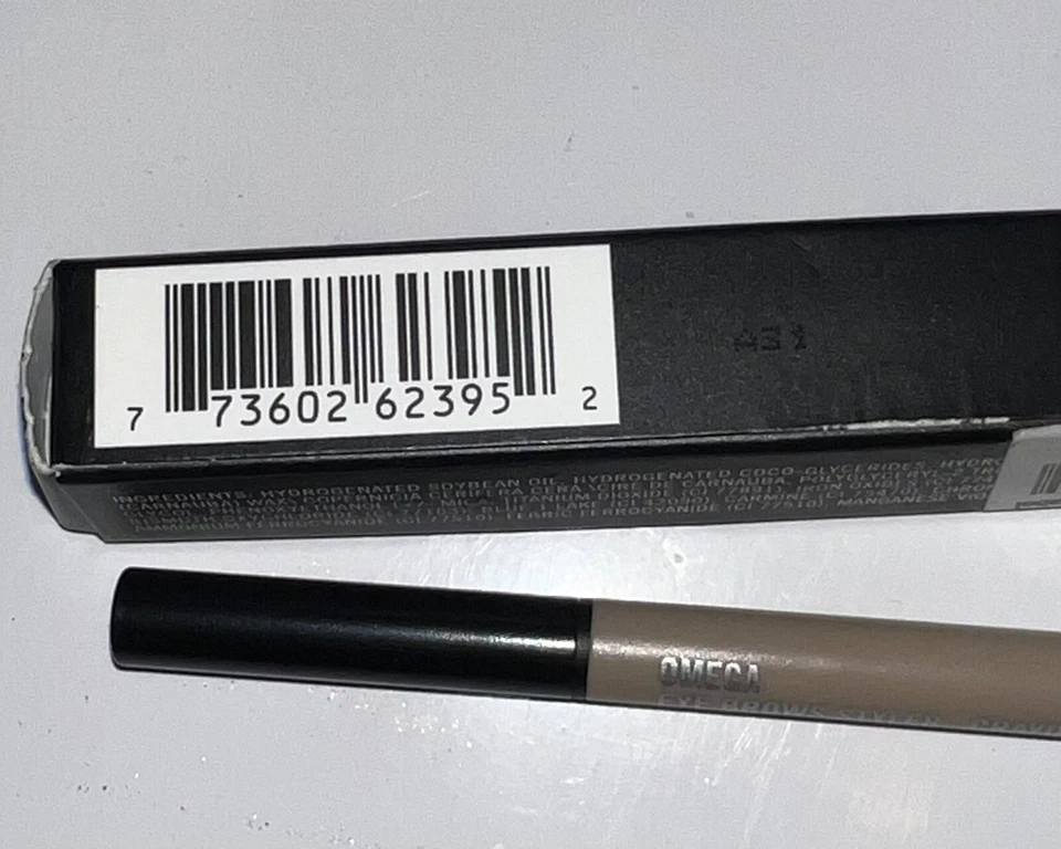 MAC Eye Brow Styler Omega (soft muted taupe light blonde) New In Box - Image 4 of 4