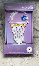 NEW LED NEON LIGHT JELLYFISH 4 HOUR TIMER BATTERIES INCLUDED