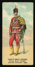 1888 N224 Kinney Military Series #307 Royal Body Guard Austro Hungary 1886